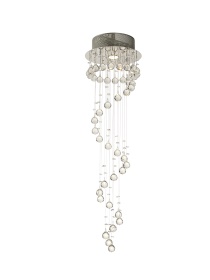 Colorado Crystal Ceiling Lights Diyas Multiple Crystal Pendants Colorado Crystal Ceiling Lights Diyas Multiple Crystal Pendants